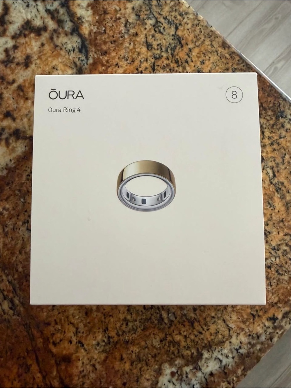 Oura Ring Gen 4 in Gold - Size 8